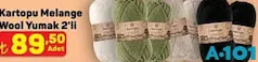 KARTOPU MELANGE WOOL YUMAK 2'Lİ fiyat ve kampanya bilgisi